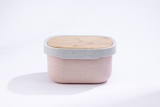Microwavable 2 in 1  Food Grade Square Salad Bowl with Inner Tray and Sauce Jar