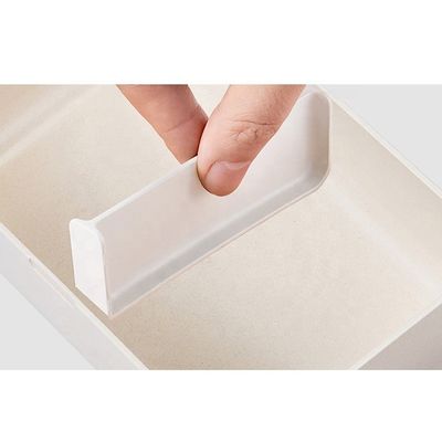 Rectangle BPA Free Eco Custom Logo Plastic Storage Bento Box with Cutlery and Movable Divider
