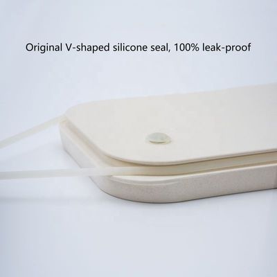 Leak-proof Eco-friendly Customizable Bento Box Microwave Safe for Kids and Adults