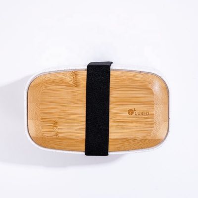 2-Layer Eco Fridge Food Container Set with Sustainable Bamboo Lid and Customized Logo