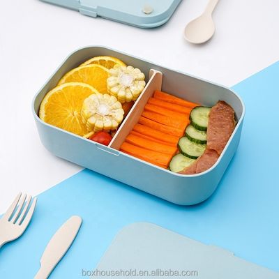 Microwavable Lunch Box Eco Bamboo Fiber Plastic for Adults and Teenagers