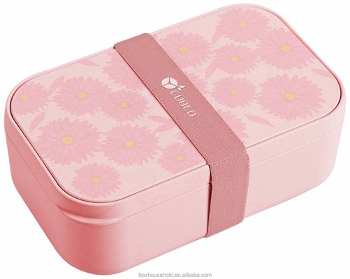 Microwavable Lunch Box Eco Bamboo Fiber Plastic for Adults and Teenagers