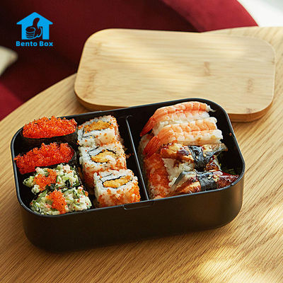 Pattern BPA Free 1000ml On-the-Go Bamboo Eco Lunch Container for Children