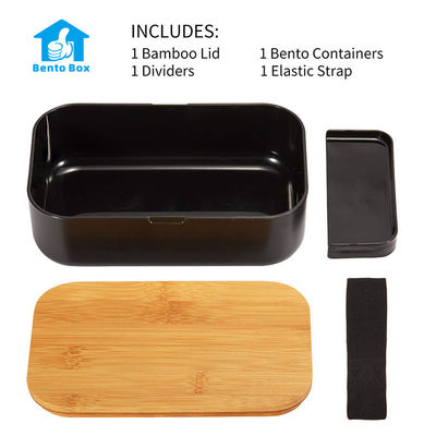 Pattern BPA Free 1000ml On-the-Go Bamboo Eco Lunch Container for Children