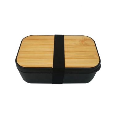 Leak-proof BPA Free Bento Lunch Box One Layer Eco-Friendly Food Container with Cutlery