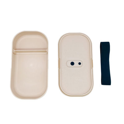 Versatile Kitchen Bento Box Plastic Food Storage Container Set with Lid and Cutlery 160g