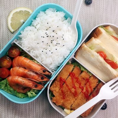 Leak Proof Microwavable Bento Box for Kids Food Container Feature Freshness Preservation