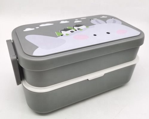 Lattice Quantity 3 Nestable Eco-Friendly 2 Layers Lunch Box Gift Set for Children