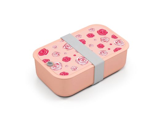 Blue BPA Free Bento Cakes Package Boxes with Customized Logo and Microwaveable PP Lid