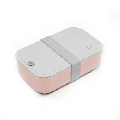 Blue BPA Free Bento Cakes Package Boxes with Customized Logo and Microwaveable PP Lid
