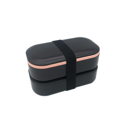 Food Storage Container BPA Free with 2 Layers and Cutlery Included