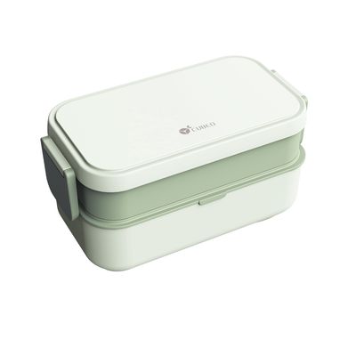 Bamboo Fiber Double Layers Nestable Eco Friendly Adult Lunch Box Gift Set