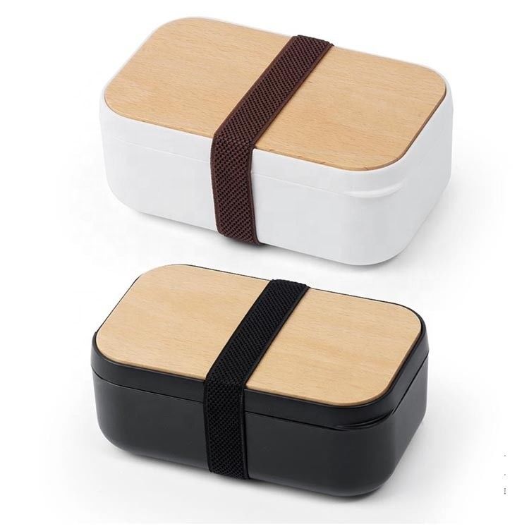 Eco-friendly Custom Logo BPA Free Lunch Box for Adults Kids Microwave and Dishwasher Safe