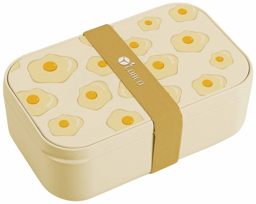 1100 Mil Tiffin Bento Lunch Box Molds Made of Food Grade Bamboo Fiber TF105