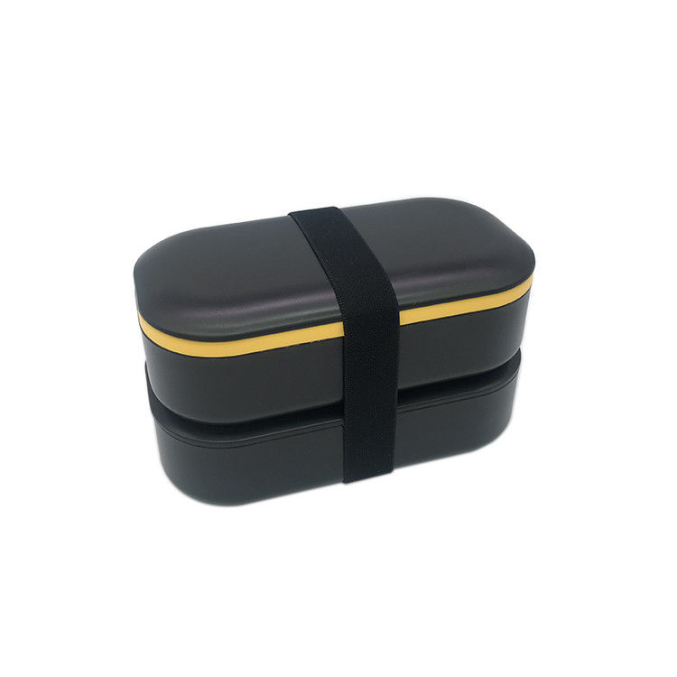 Food Storage Container BPA Free with 2 Layers and Cutlery Included